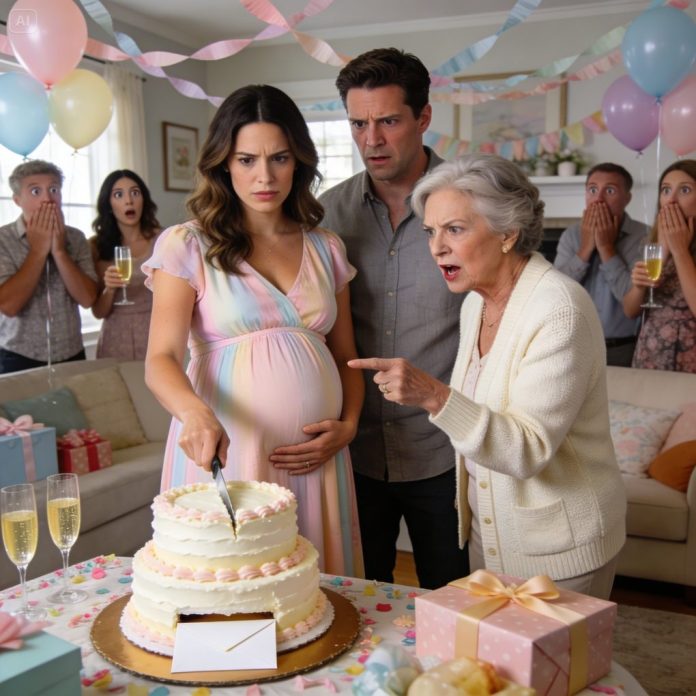 dreamina-2026-02-14-2535-A dramatic American baby shower scene in...