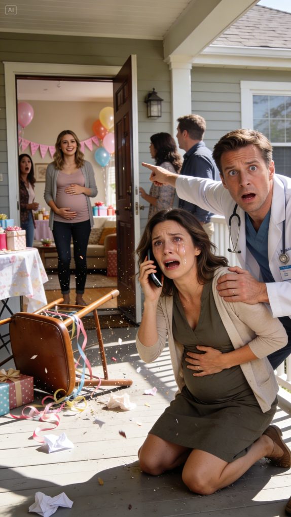 dreamina-2026-02-27-6946-Daytime suburban American baby shower sc...