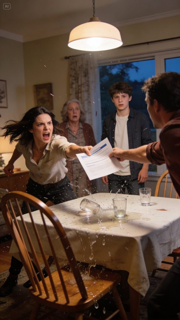 dreamina-2026-02-28-9301-A tense family dining room confrontation...