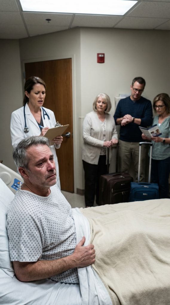 The_scenes_of_the_american_hospital_hallway_and_pa_delpmaspu