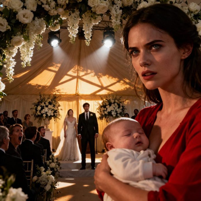 dreamina-2026-06-22-5245-A raw, emotional film still of a wedding...