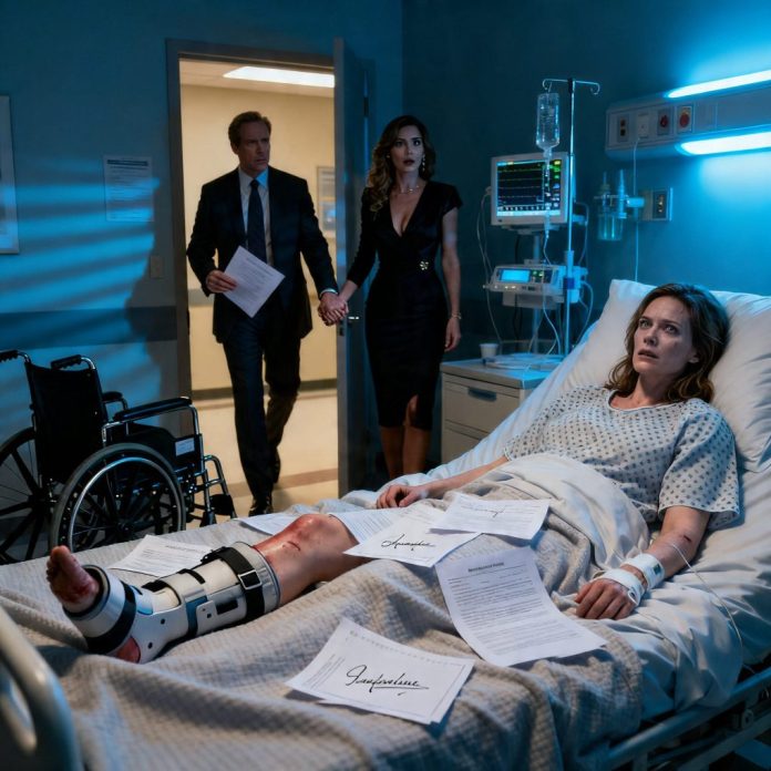 dreamina-2026-06-24-1448-A high-tension cinematic still in a hosp...