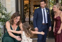 The woman who destroyed my marriage was standing beside my ex-husband at my cousin’s wedding—five years after our divorce. He looked at me and smirked. “Leaving you was the smartest thing I ever did.” Then a 4-year-old girl ran into my arms and cried, “Mommy! Dad and I have been looking everywhere for you!” HIS SMILE DISAPPEARED FOREVER.