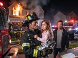 “My brother told his kids I was a criminal in prison—until years later, my fire crew responded to a blazing house fire… and it was his. Carrying his terrified daughter out was just the beginning; the insurance report destroyed him completely.”