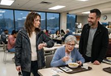 “My brother faked an emergency text that Mom was in the ER to make me drive 3 hours through a storm. When I found her eating soup in the cafeteria, he laughed. Then I looked at my watch—knowing what he had just done to my empty apartment.”