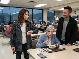 “My brother faked an emergency text that Mom was in the ER to make me drive 3 hours through a storm. When I found her eating soup in the cafeteria, he laughed. Then I looked at my watch—knowing what he had just done to my empty apartment.”