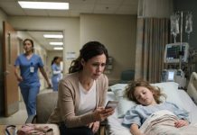 I sent a photo of my daughter recovering from surgery after a gymnastics accident. My family’s cold response made me turn off my phone—until the late-night news changed everything.
