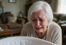 My son’s wife dropped off my grandson, her hands shaking as she said, “He’s just fussy.” But his screams weren’t normal. I lifted his onesie and saw his tiny back covered in black bruises. The ER doctor’s voice was cold, “This was not an accident. We found a healing rib fracture.” Then he told me the police had just found their abandoned car at the airport…