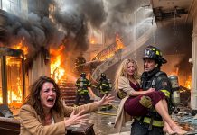 On Our Anniversary, I Was Trapped Inside a Burning Hotel While My Firefighter Husband Saw Me and Carried His Mistress Out First. Four Days Later, He Finally Reached the Hospital—only to Have My Death Certificate Placed in His Hands.