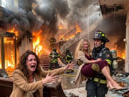 On Our Anniversary, I Was Trapped Inside a Burning Hotel While My Firefighter Husband Saw Me and Carried His Mistress Out First. Four Days Later, He Finally Reached the Hospital—only to Have My Death Certificate Placed in His Hands.