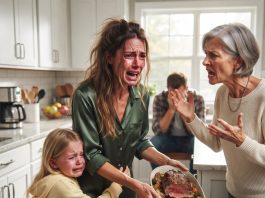 My Mother-In-Law Slapped Me and Packed the Dinner I Paid For, So I Dumped the Food, Took My Daughter, and Left. Then a Bank Called Demanding I Guarantee His Sister’s Loan right Before I Decided to Completely Cut Them Off.