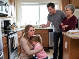 My husband HIT our 8-year-old daughter and threw her school homework on the floor. His mother called her “TOO SENSITIVE.” I didn’t scream—I left him, taking my daughter and every important document with me. Then I did THIS. Two weeks later, they LOST EVERYTHING…