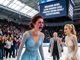 In Front of 18,000 VIPs, My Wealthy Rival Slashed My Costume With Her Skate, Exposed My Jagged Thigh Scar, and Put Fake Doping Results on the Jumbotron. She Mocked Me Publicly—Then a Mysterious Man Walked Onto the Ice Behind Her.
