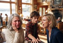 My Daughter-in-Law Slapped Me at My Own Inn and Declared I Was No Longer Celebrated by This Family, But My Grandson Instantly Stepped Forward to Expose the Shocking Secret They Had Carefully Hidden Inside My Late Husband’s Locked Safe All Along.
