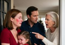 “TAKE THAT TRASH AND GET OUT!” MY MIL SHOUTED, POINTING AT MY 3-YEAR-OLD DAUGHTER. MOMENTS EARLIER, A CHRISTMAS ARGUMENT WITH MY SIL HAD LED HER TO SL*P ME THREE TIMES, SPIT IN MY FACE, AND CALL ME TRASH. MY HUSBAND SAID, “WE’RE LEAVING.”
