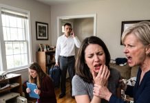 My Husband Missed His Flight and Came Home to Find His Mother Beating Me While His Sister Broke Into Our Safe—Then He Called 911, Reported Two Intruders, and Uncovered the Family Secret They Were Desperate to Steal From Our Own House.