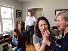 My Husband Missed His Flight and Came Home to Find His Mother Beating Me While His Sister Broke Into Our Safe—Then He Called 911, Reported Two Intruders, and Uncovered the Family Secret They Were Desperate to Steal From Our Own House.