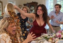 My SIL SL*PPED me in front of the entire family at my MIL’s birthday party—all because she said I served the food too slowly. I immediately grabbed the bowl of beef stew from the table and dumped it over her head.