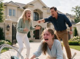 My sister destroyed the new bicycle my dad had worked so hard to buy me — the first gift he had ever given me. When I cried, Dad suddenly yelled, “You never deserved it!” and kicked me out. I thought everything was over, but only 20 minutes later, my family was begging me to return. Something had changed.