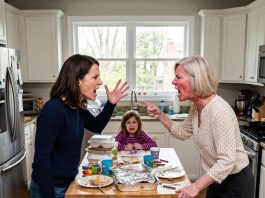 My MIL Packed Up Most of the Dinner I Paid For, Then Raised Her Hand When I Told Her to Stop. I Threw Out What Was Left, Took My Daughter, Walked Out—and the Next Morning, a Bank Asked Me to Guarantee My SIL’s Loan.