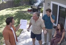 At a family BBQ, my dad announced I’d be “gifting” my house to my brother because “he’s a real man now — he’s got a wife, a baby, and a future. You’ve got… what, a dog?” Everyone laughed. I just smiled, pulled out a folder, and said, “Funny you’d say that — want to see the DNA test your ‘future’ is built on?”