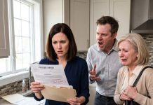 My husband said, “Mom will be staying for a bit.” A month later, she was rearranging my furniture, taking over my kitchen, and ordering him around. Then I found the paperwork—with MY FORGED SIGNATURE. They were planning to SELL MY HOUSE behind my back. I didn’t argue. I took action.The next day, THEY were the ones screaming in panic.