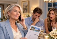 “Remove Your Mom From The Vacation,” My Daughter-In-Law Told My Son Over Dinner. “She Doesn’t Fit With Our Image.” He Looked Down. I Smiled And Called The Resort. “Refund Everything.” I Showed Her The $3,000 Deposit In My Name.