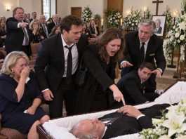 “Dad is missing part of that finger,” my sister shouted as our mother begged her to stop making a scene. Minutes later, the funeral home admitted our real father had been sent forty miles away—and was scheduled to be cremated that morning.
