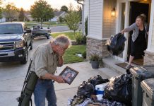 I returned from fishing expecting a quiet evening, but instead I found my clothes, photographs, and belongings piled beside the trash while my son’s wife coldly told me, “Go live at the dump.” She thought she had finally gotten rid of me, but one phone call changed everything, and within three days the entire family was begging to know where I had gone.