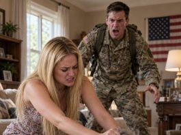 After a brutal 2-year combat tour, I came home unannounced and heard gagging in my kitchen. I found my fiancée yanking my 78-year-old mother by the hair, forcing her to drink filthy foot water, “Your son already signed this $2 million house over to me.” She thought I was gone for good. But she had no idea the “deed” was worthless, and her cruelty was about to end at the curb.