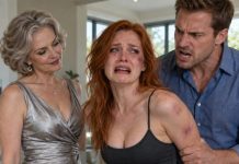 My husband slapped me across the face on our wedding night while his mother watched, and the first thing she did afterward was smile. Not gasp. Not stop him.