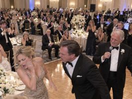 “Know your place,” my father-in-law sneered at me during our anniversary celebration, but when I answered back, my husband slapped me before 600 stunned guests. I didn’t scream or fight—I simply called my father and said, “Dad, I need you here now.”