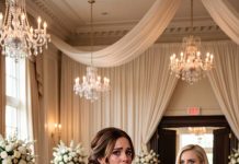 My sister poured instant glue over my $18,000 wedding dress ten minutes before the ceremony and smiled while I shook. One hour later, the ballroom doors opened, and the person walking toward us wiped that smile off her face.