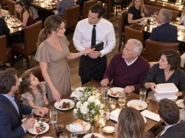 My father paid for my sister’s family while telling my hungry daughters to wait until we got home. Nobody defended them. Not my mother, my brother, or anyone else at that table. When the waiter brought the check, I finally stood—and my father’s laughter disappeared.