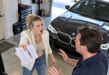 My wealthy best friend flew home for my birthday and met my husband for the first time, but only a few weeks later, he suddenly showed up wearing a brand-new Rolex and driving a BMW he could never explain. Then an unfamiliar number from overseas called me with one warning: “Whatever your husband gives you, don’t sign it.” That night, I went outside and checked the car.