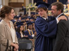 At my son’s high school graduation in Chicago, he reserved a front-row seat for a man I had never met. For eighteen years, I had worked two jobs to raise my son, always telling him that his father had left before he was born. When the man walked in, my son ran down to embrace him, then turned to look at me with tear-filled eyes. “Mom,” he said, “I knew he had been sending money every month. I just wanted to know why you had to bear it all alone.”