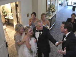 I had waited years to walk my daughter down the aisle, but when she arrived with a black eye, every instinct in me screamed that something was terribly wrong. Her fiancé leaned toward me and whispered, “Don’t worry. She understands now.” That was the moment I decided this wedding would not continue the way he expected.