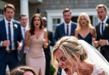 My estranged sister invited me to her wedding, but the moment she saw my baby bump, she shoved me to the ground. Now I’m in a hospital bed, and she’s in handcuffs begging me not to press charges.