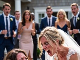 My estranged sister invited me to her wedding, but the moment she saw my baby bump, she shoved me to the ground. Now I’m in a hospital bed, and she’s in handcuffs begging me not to press charges.
