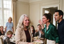 At dinner, my daughter looked at me and said, “Mom, my husband’s family eats first. You can wait.” The entire table went quiet. Even my grandson lowered his eyes. I said nothing, took the dish I had spent all day making, and left. Twenty minutes later, her first panicked call came in. Then things changed.