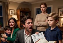 “SIGN THE PAPERS AND GET OUT!” HE DEMANDED, BRINGING HIS MISTRESS AND HER CHILD HOME. BUT ONE QUESTION FROM MY SON AND A SINGLE BOOK MADE HIS FACE GO DEAD PALE.