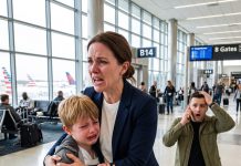 He Laughed When He Pushed My 8-Year-Old Son Down The Stairs. He Kept Laughing All The Way To The Airport—Until A Call From My Lawyer At An Empty Gate Left Him On His Knees.
