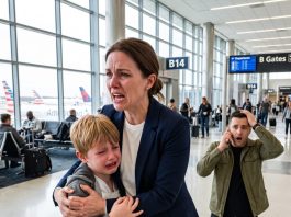 He Laughed When He Pushed My 8-Year-Old Son Down The Stairs. He Kept Laughing All The Way To The Airport—Until A Call From My Lawyer At An Empty Gate Left Him On His Knees.