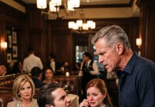 My son-in-law grabbed my daughter’s hair in a packed restaurant to humiliate her, while his mother laughed and called it discipline. They thought she was defenseless, until I stood up and proved her family’s silence had officially ended.