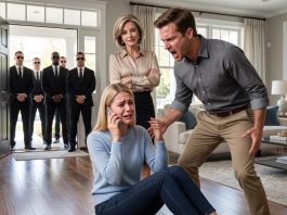 “He shoved me and barked, ‘Let’s get a divorce!’ while his mother sneered. But when I called my father, ten minutes was all it took for five men in black suits to show up…”