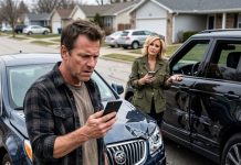 A billionaire’s wife slammed into my Buick and sped away. Minutes later, she texted, My husband owns every lawyer in town. I gave her 30 minutes to apologize. She replied with laughing emojis. But 22 minutes later, her husband called me begging, Please, whatever you’re doing, stop!