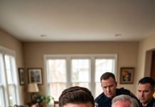 At family dinner, my sister mocked my daughter’s hearing aid. My dad said, “It’s just a joke – lighten up.” I stayed quiet. But my husband stood up. Without a word, he showed them the door. When they discovered next morning…