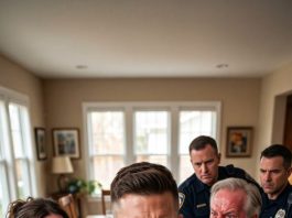 At family dinner, my sister mocked my daughter’s hearing aid. My dad said, “It’s just a joke – lighten up.” I stayed quiet. But my husband stood up. Without a word, he showed them the door. When they discovered next morning…