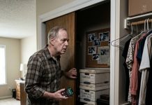 Four days after my wife passed away, I started going through her things. When I reached her closet, I discovered a hidden room behind it. At that exact moment, my son called and told me to get outside because he was on his way. But I had already stepped inside, and what I saw…