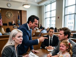 She brought her lover to our divorce hearing and laughed when she saw our daughter beside me. But when an envelope slid across the table, the smirk vanished from her face. What was inside?